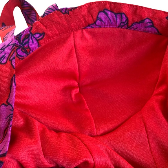 B•O•G Collective Floral Brami in Red. Size XS. NWOT - Picture 6 of 8